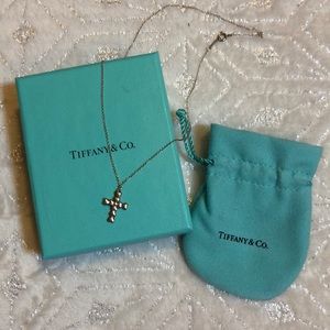 Tiffany & Co. Sterling Silver Cross Necklace